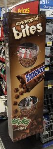 Snickers Acrylic Point of Purchase Display